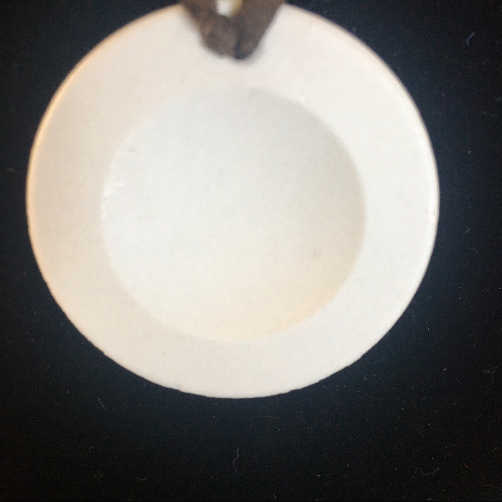 🆕 Glazed Ceramic Medallion necklace - Picture 3 of 4